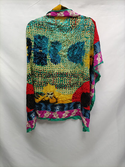 DESIGUAL. Scarf with shiny details