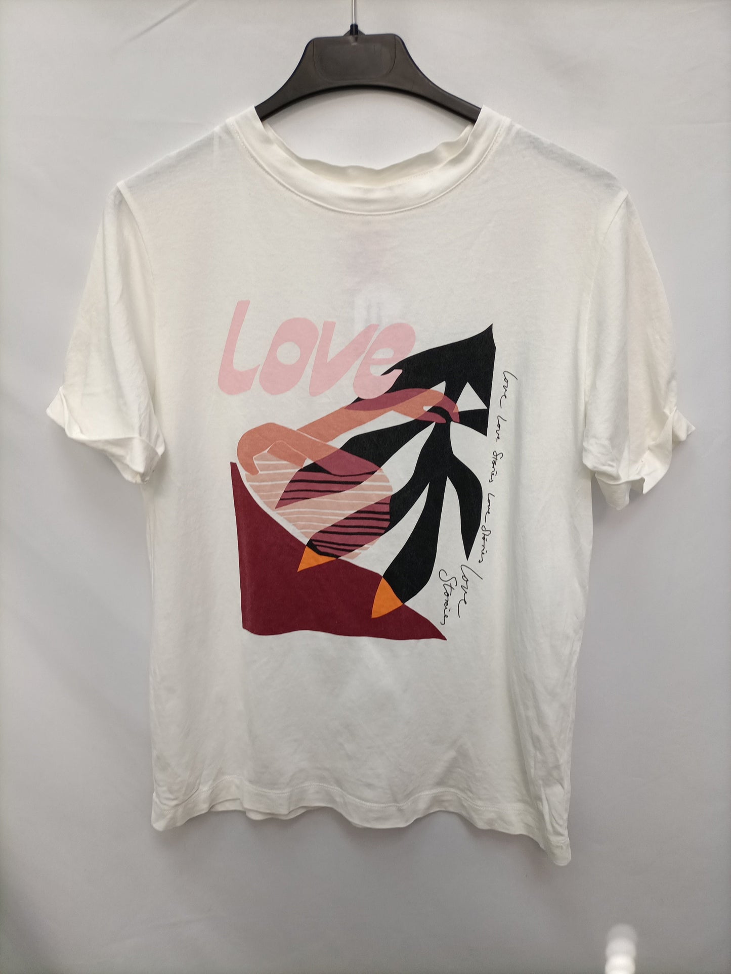 H&M. Camiseta love stories T.s
