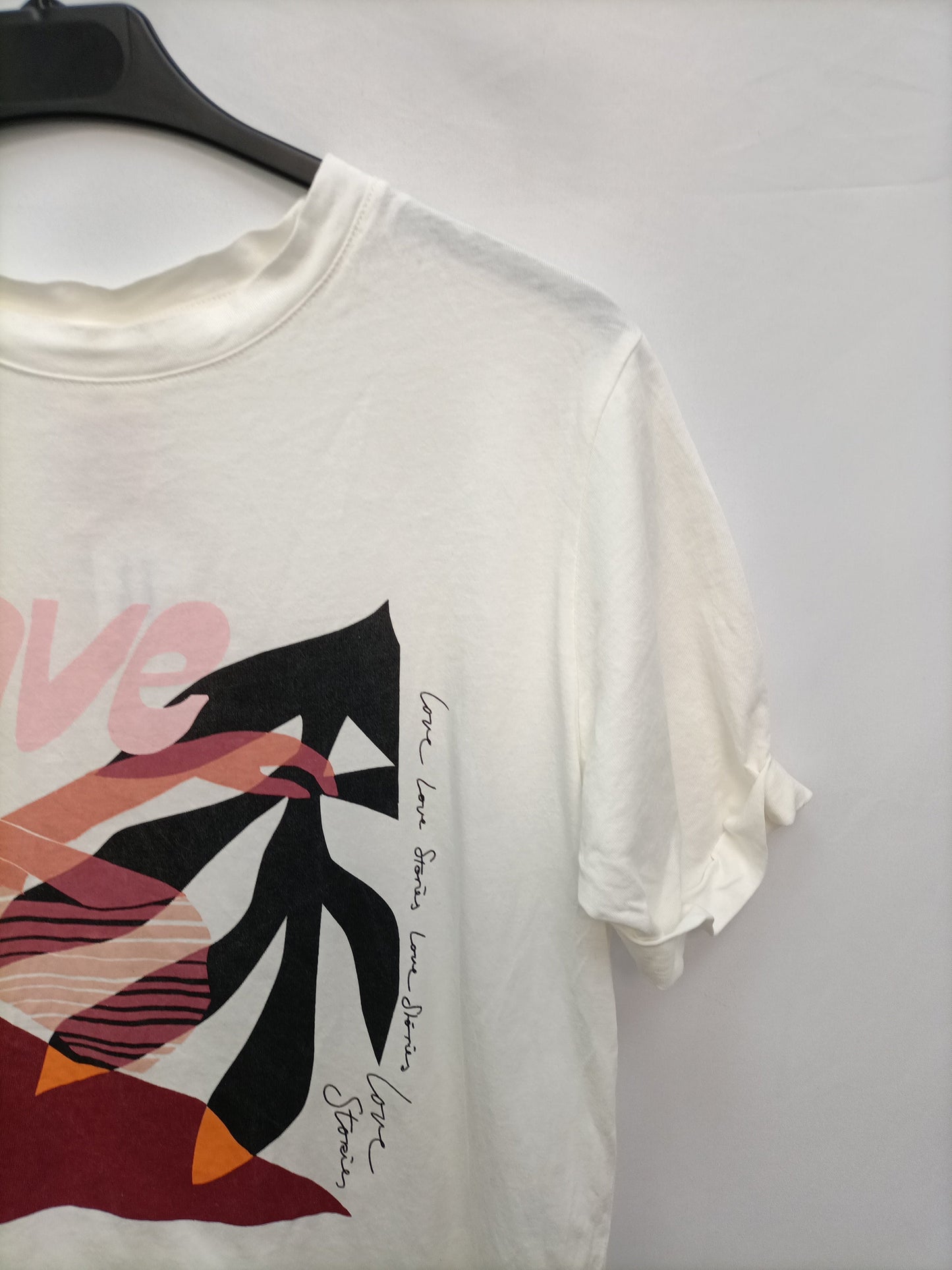 H&M. Camiseta love stories T.s