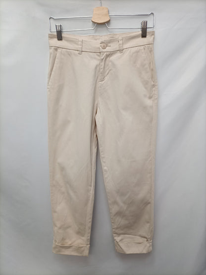 MERAKI. Pantalón vestir beige T.s