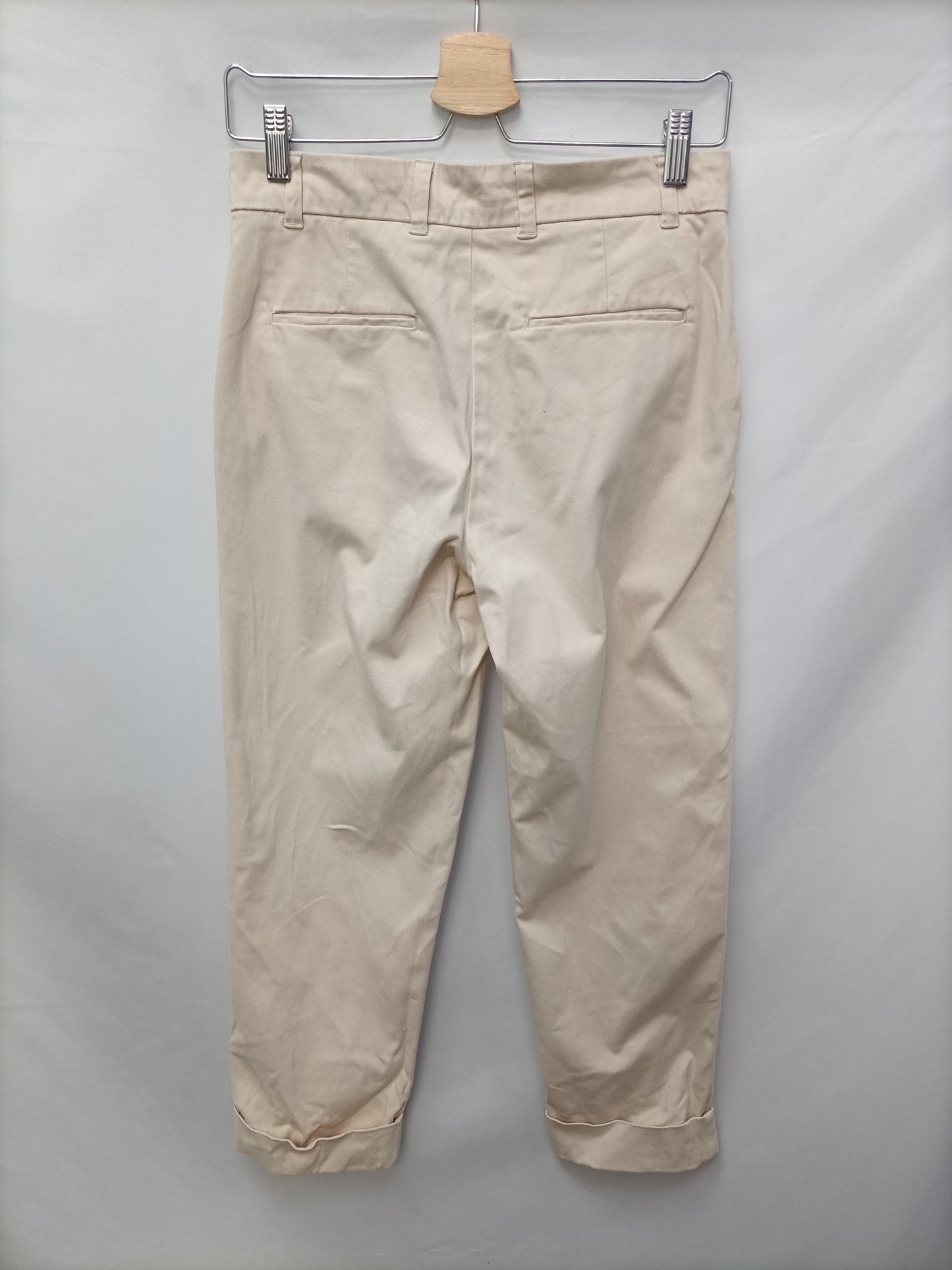MERAKI. Pantalón vestir beige T.s