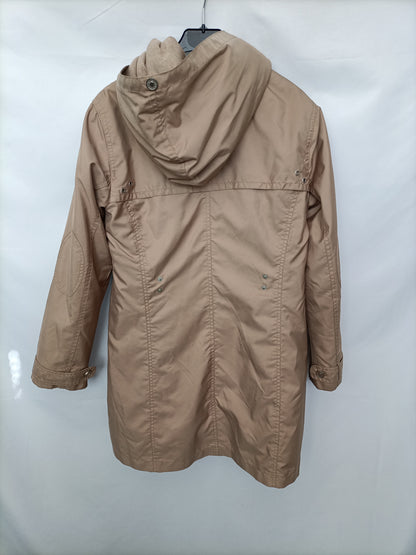 PURIFICACIÓN GARCÍA. Parka beige T.m