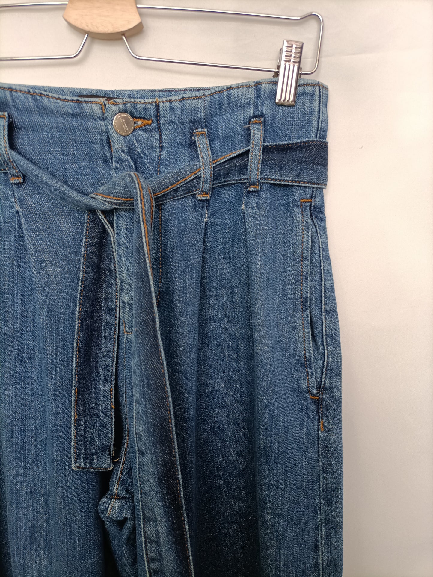 TINTORETTO. Pantalón ancho vaquero T.40