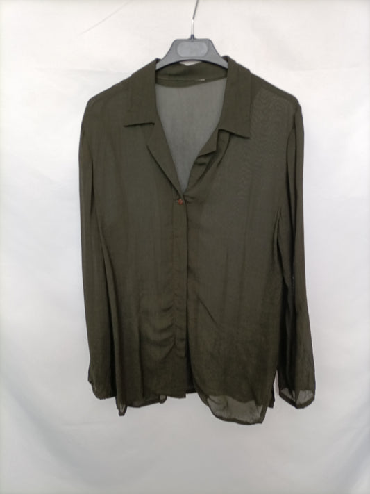 Paula. OTRAS. Blusa Verde fluida  Tu(m)