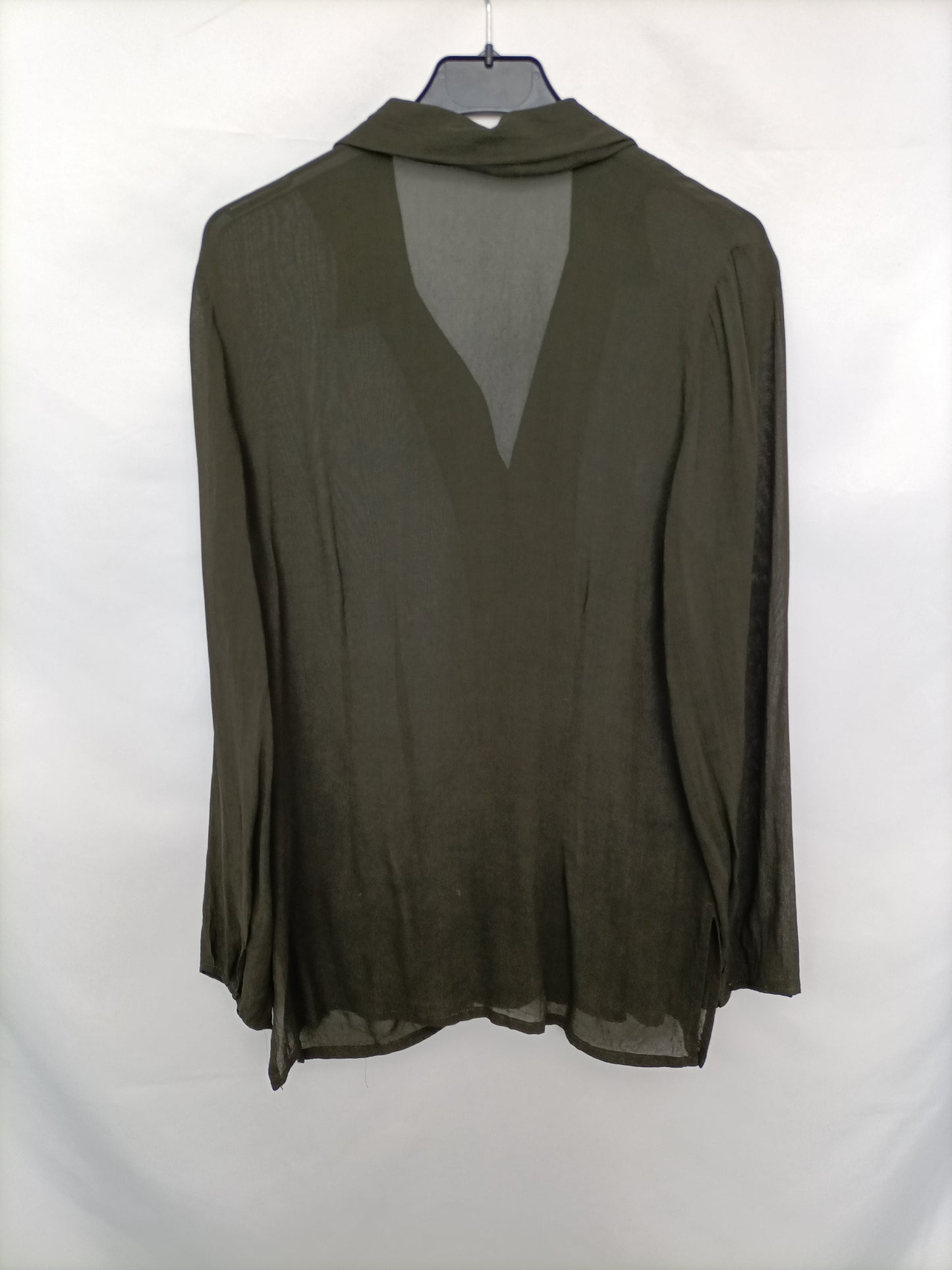 Paula. OTRAS. Blusa Verde fluida  Tu(m)