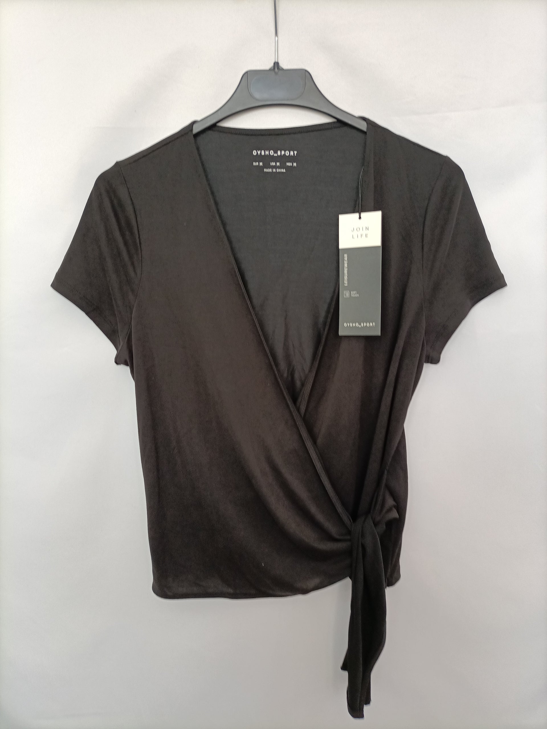 Oysho Shop Camiseta Interior Oysho Camiseta Negra Cruzada – Hibuy