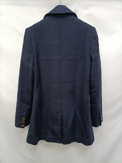 ASOS. Abrigo cruzado azul T.34