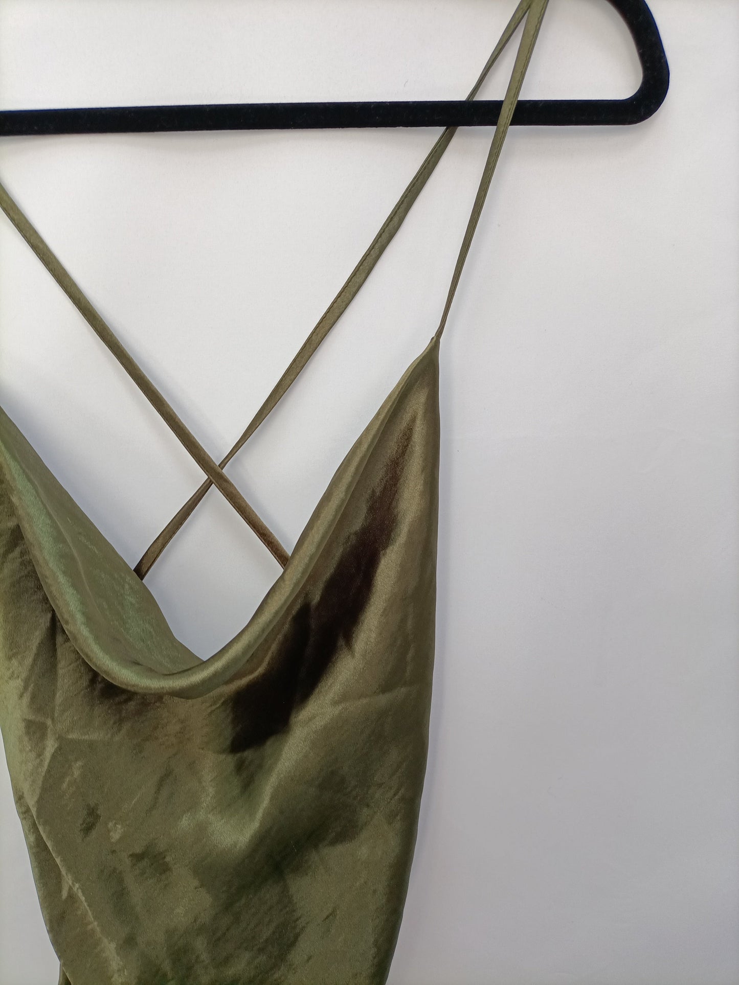 ASOS. Green slip dress size 32