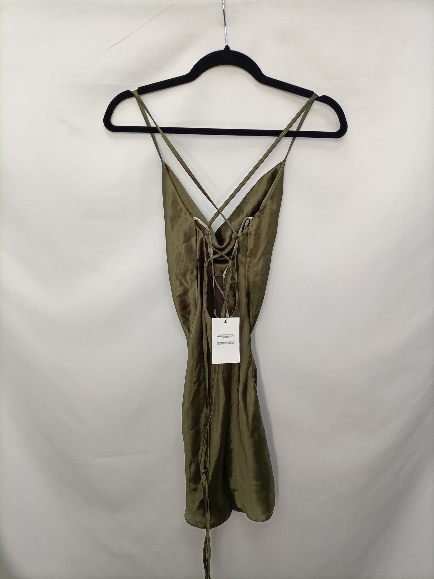 ASOS. Green slip dress size 32