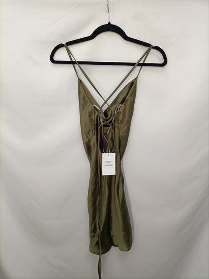 ASOS. Green slip dress size 32