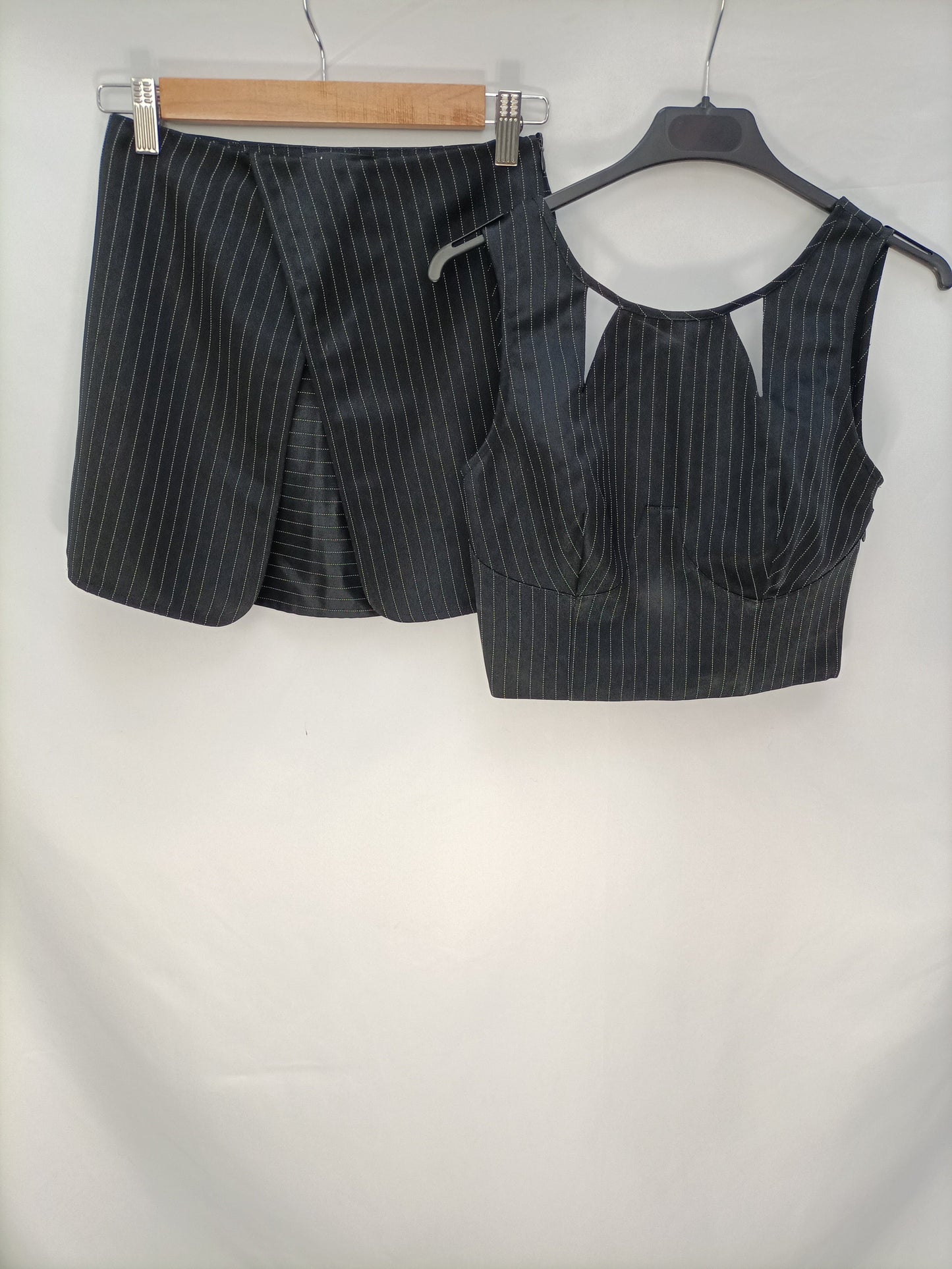 NASTY GAL. Falda mini rayas T.xs