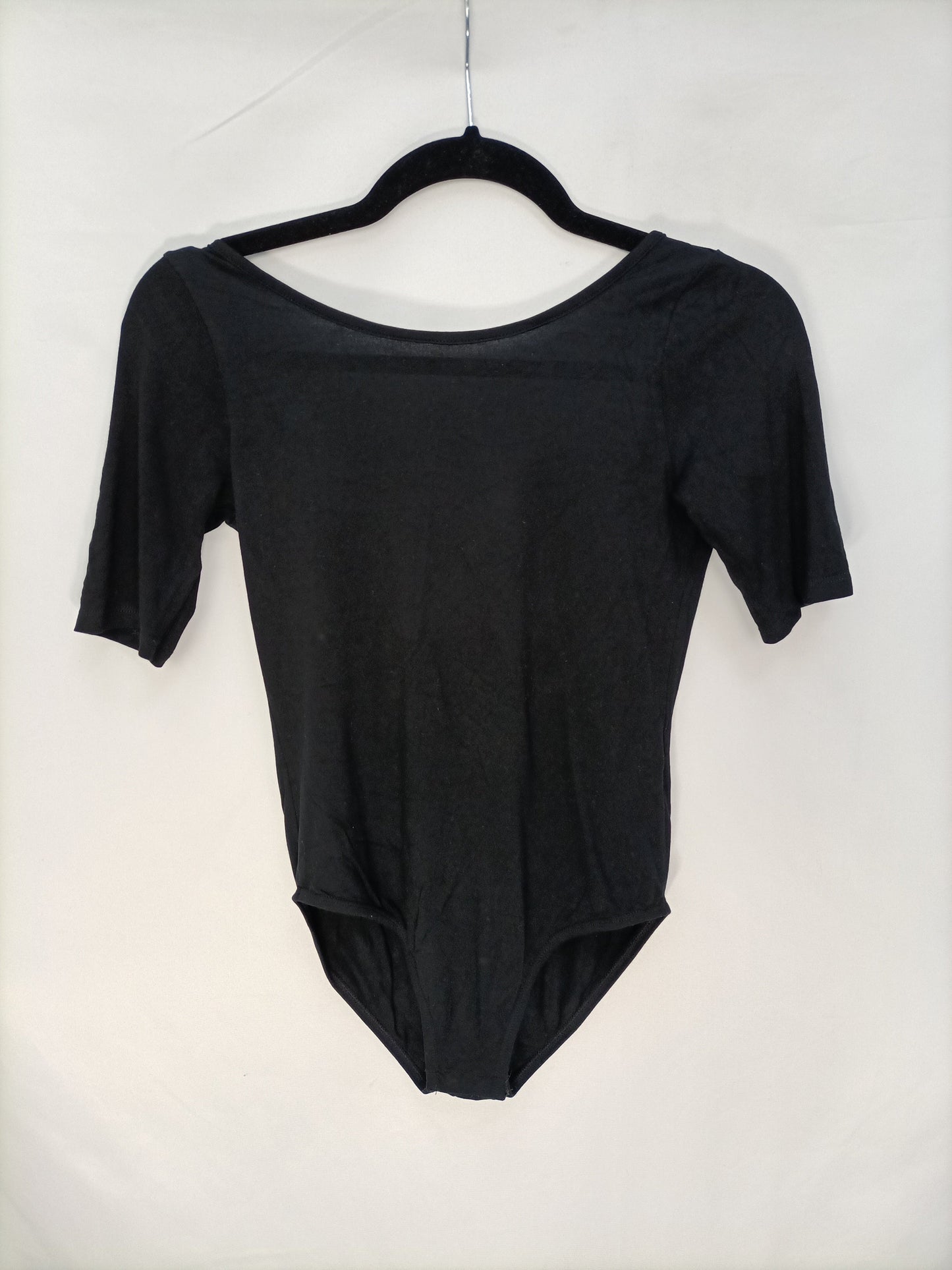 ASOS. Body negro básico T.34