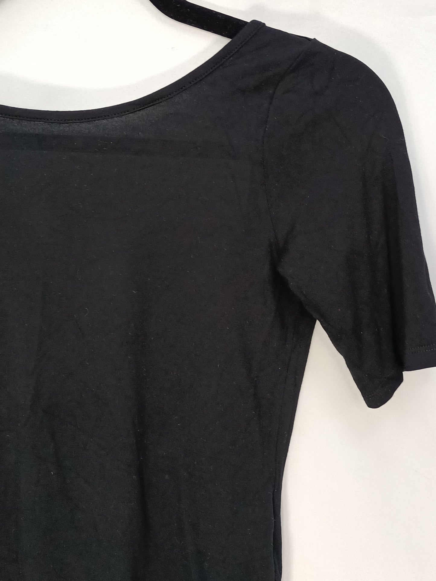 ASOS. Body negro básico T.34