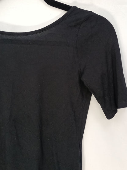 ASOS. Body negro básico T.34