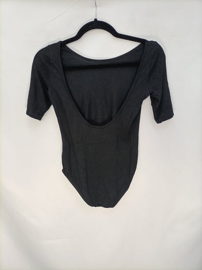 ASOS. Body negro básico T.34