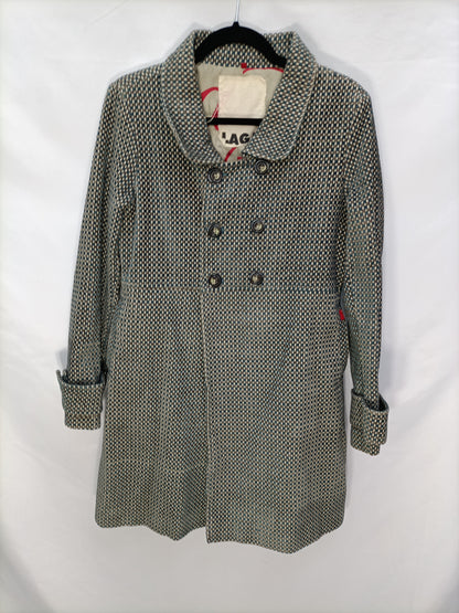 LAGA. Abrigo de cuadros T.l