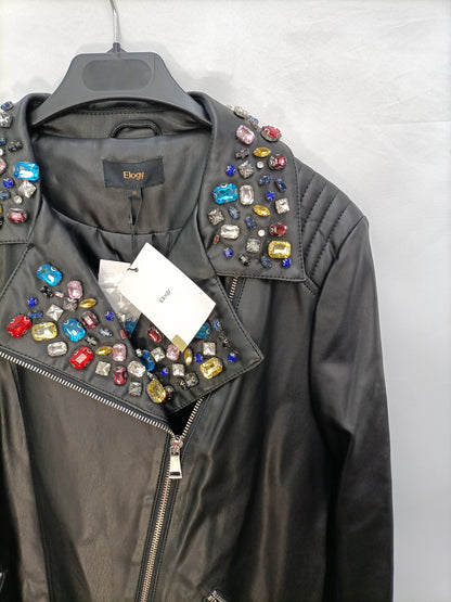 ELOGY. Biker negra Pedrería T.m