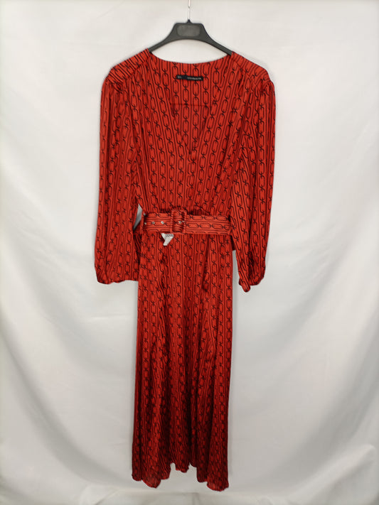 SFERA. Vestido largo cadena T.l