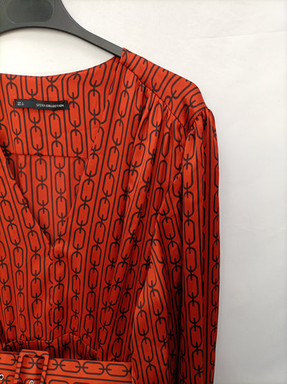 SFERA. Vestido largo cadena T.l