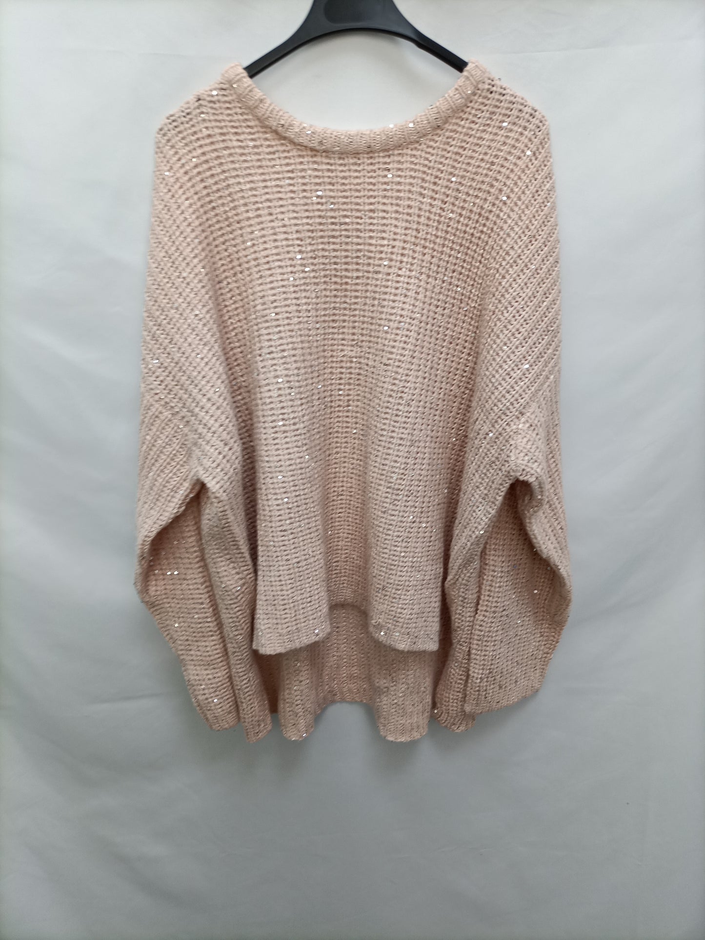 OTRAS. Jersey rosa lentejuelas T.u(l)