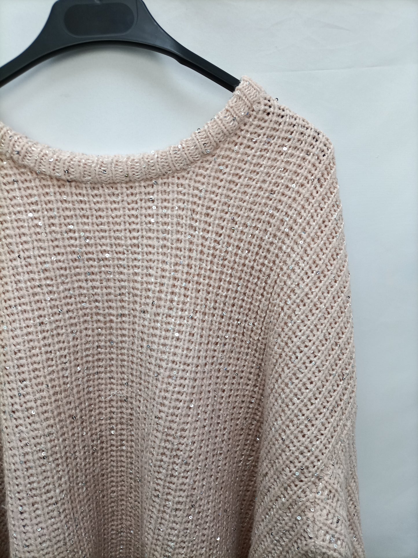 OTRAS. Jersey rosa lentejuelas T.u(l)