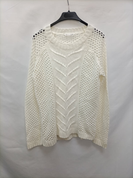 LEFTIES. Jersey crudo troquelado T.m