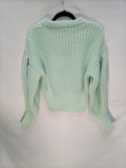 ZARA. Jersey verde gorditoT.s
