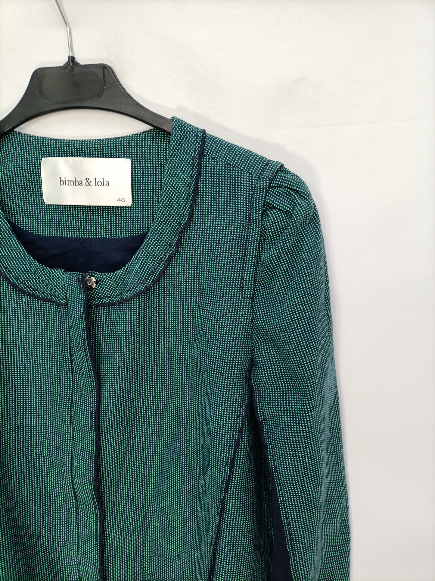 BIMBA Y LOLA.  Chaqueta cuadrosT.40 (S)