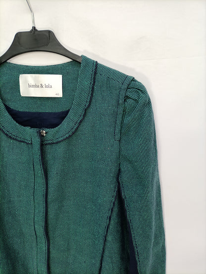BIMBA Y LOLA.  Chaqueta cuadrosT.40 (S)