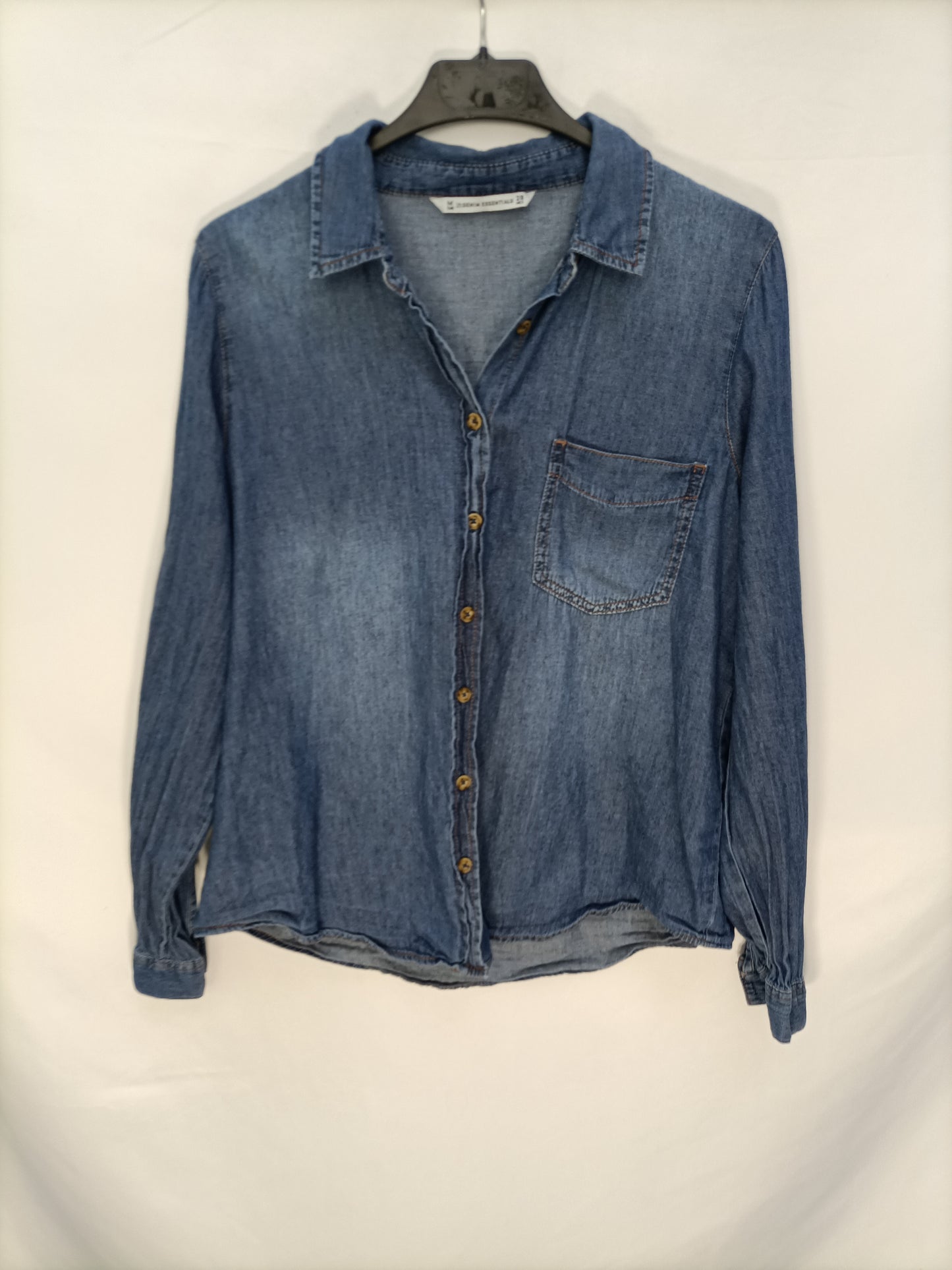 STRADIVARIUS. Camisa vaqueraT.m