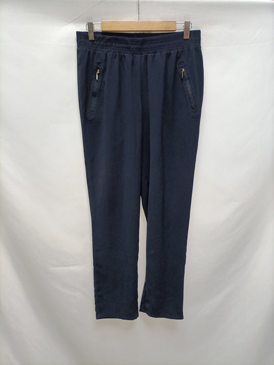 SFERA. Pantalón azul fluido  T.l