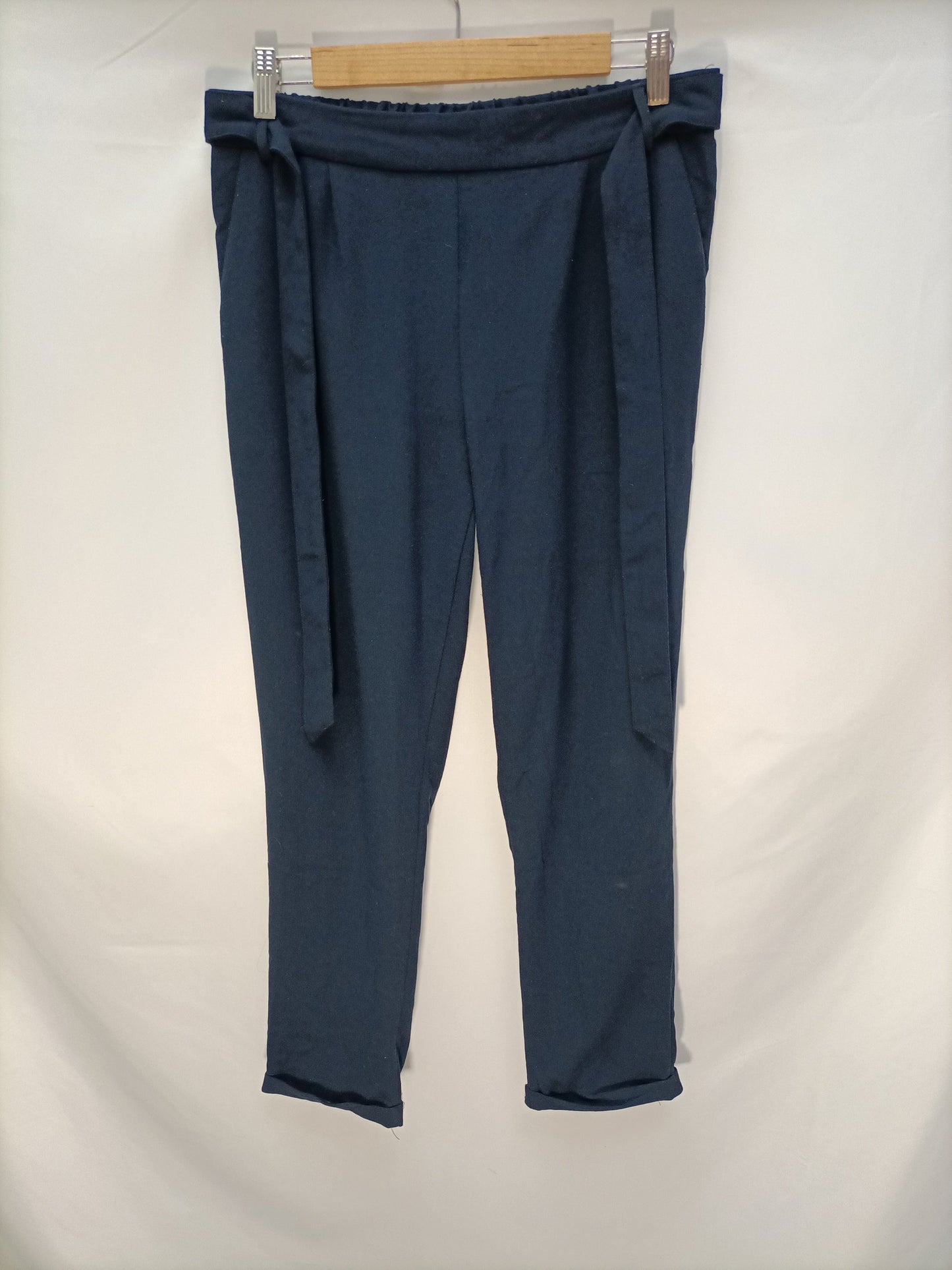 CERISE BLUE. Flowy blue trousers Tl