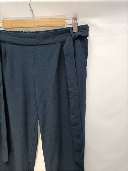 CERISE BLUE. Flowy blue trousers Tl