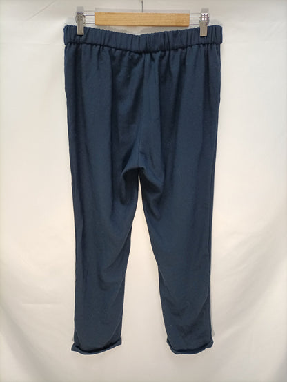 CERISE BLUE. Flowy blue trousers Tl