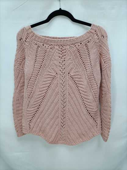 OTRAS. Jersey rosa troquelado T.u(m)