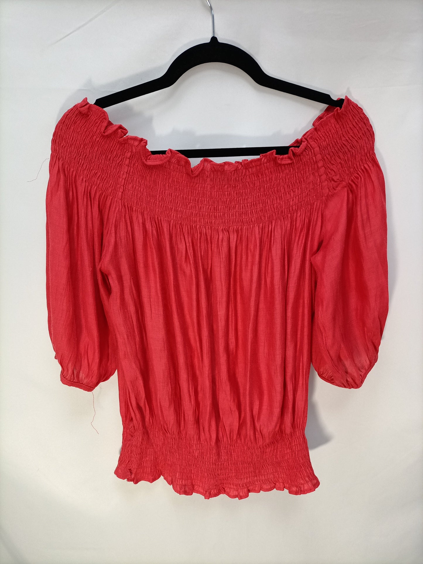 ZARA. Flowy coral top TM