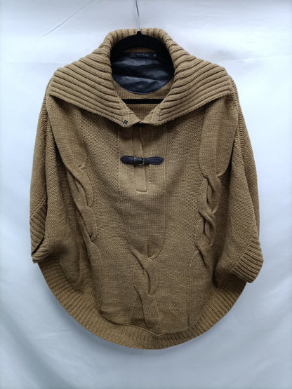 EASY WEAR. Poncho beige T.40