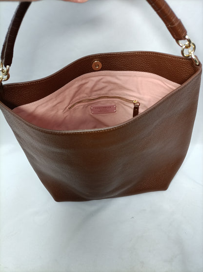 COCCINELLE. Brown leather bag