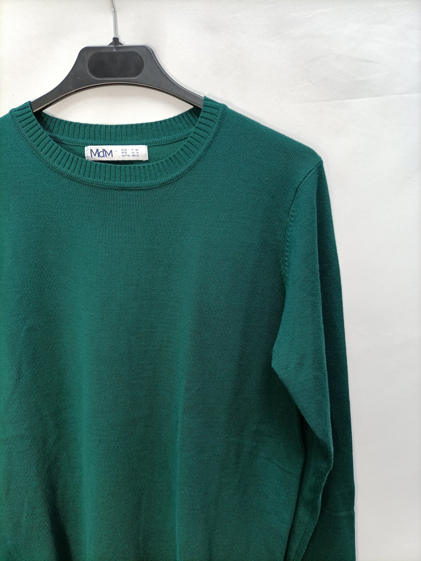 MDM. Jersey básico verde T.44