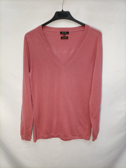 MASSIMO DUTTI. Fluid pink sweaterT.m