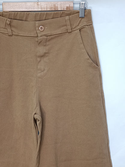 TACATUCA. Pantalón ancho camel T.l