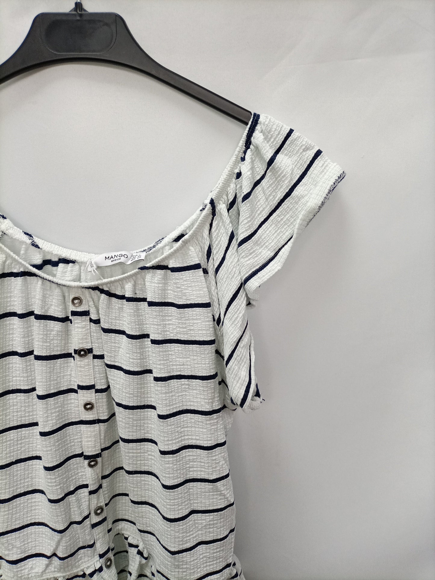 MANGO. Camiseta rayas marineras