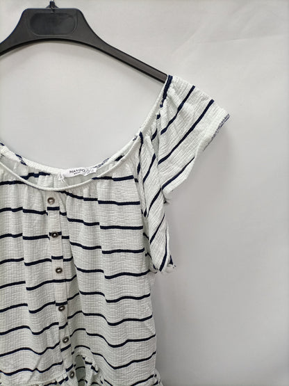 MANGO. Camiseta rayas marineras