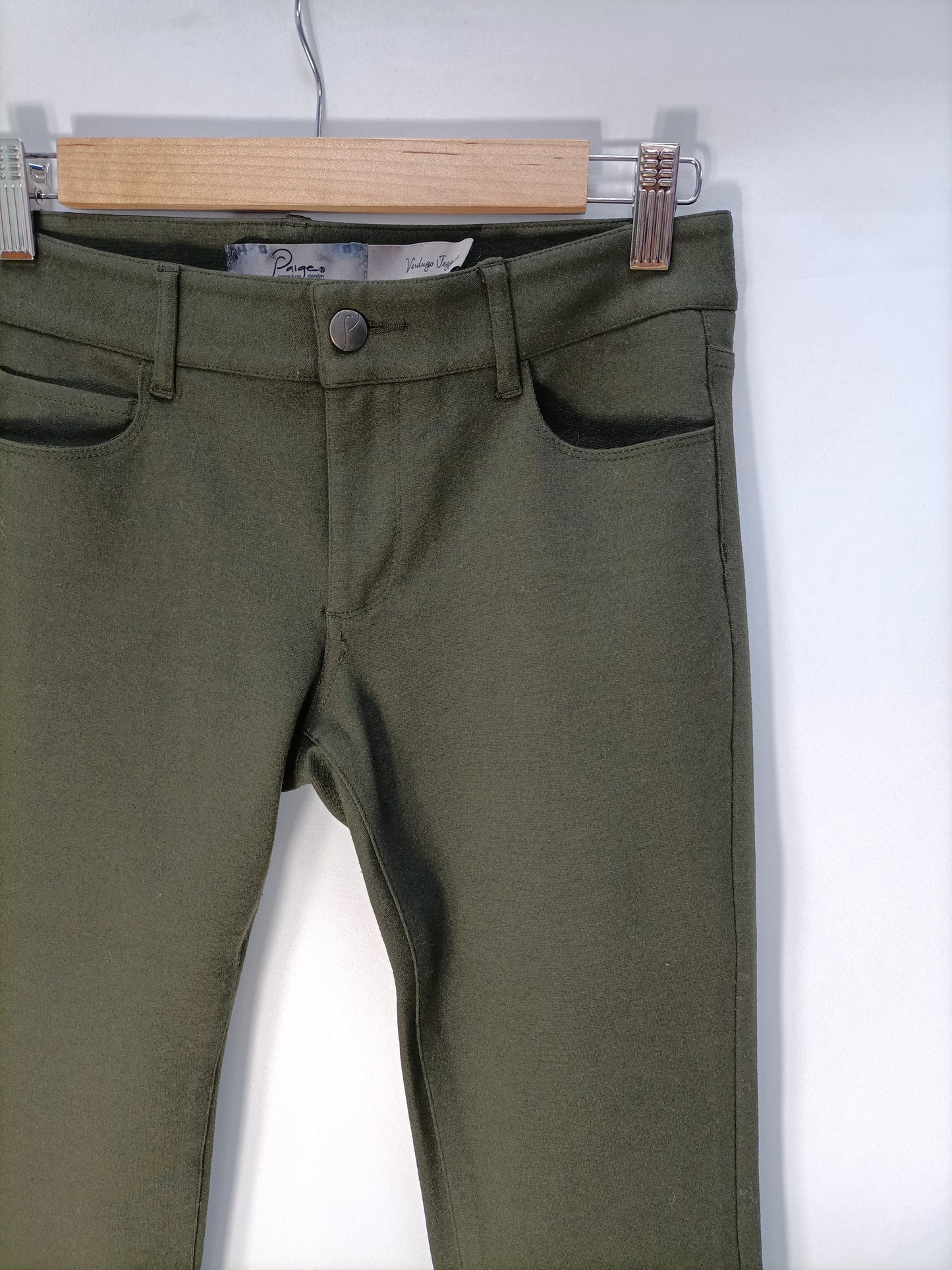 PIAGE. Green stretch trousers size 36