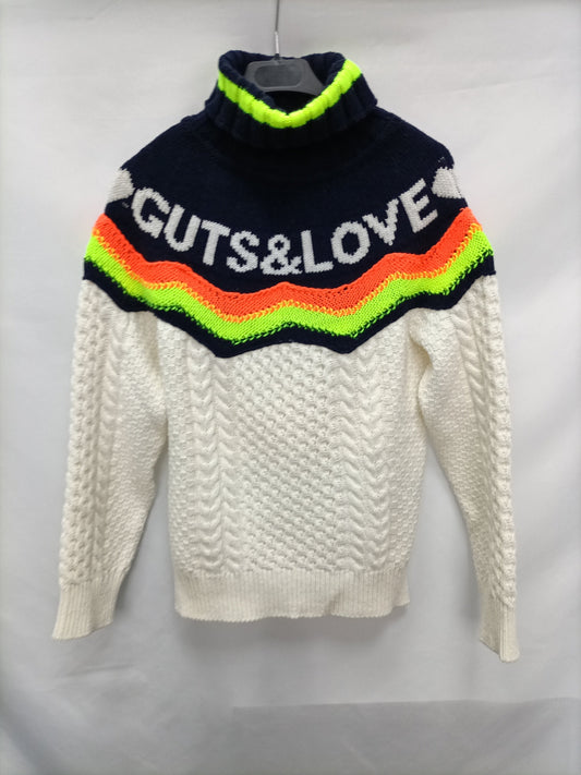 GUST&LOVE. Jersey punto fluor T.s
