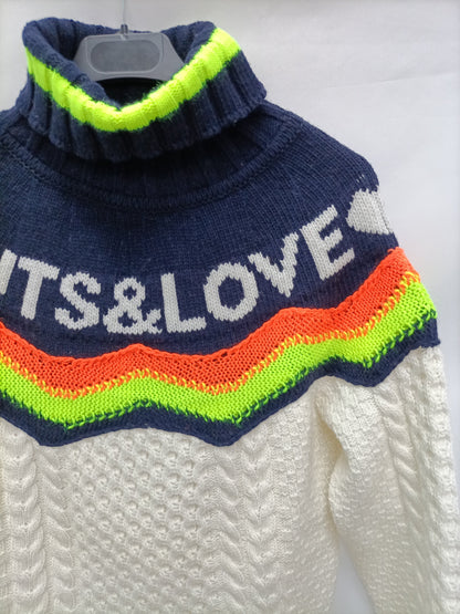 GUST&LOVE. Jersey punto fluor T.s