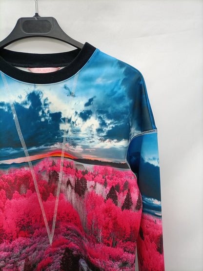TED BAKER. Landscape Ts sweatshirt