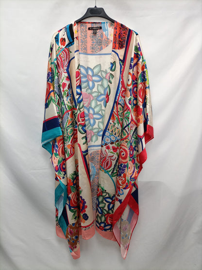 ZARA. Kimono estampdo T.s/m