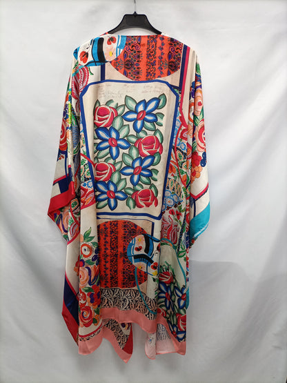 ZARA. Kimono estampdo T.s/m