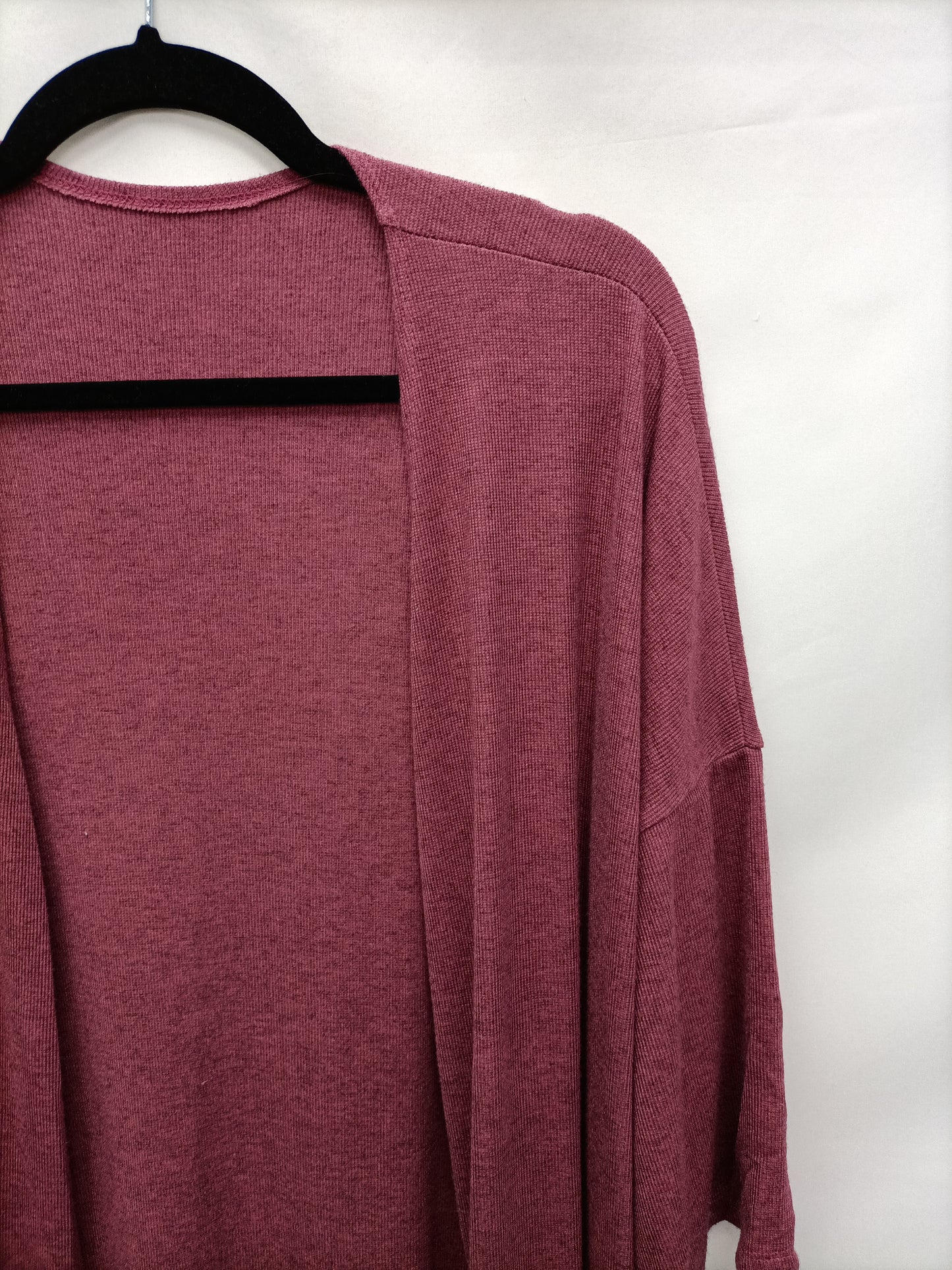 OTRAS. Cárdigan fluido rosa  T.u